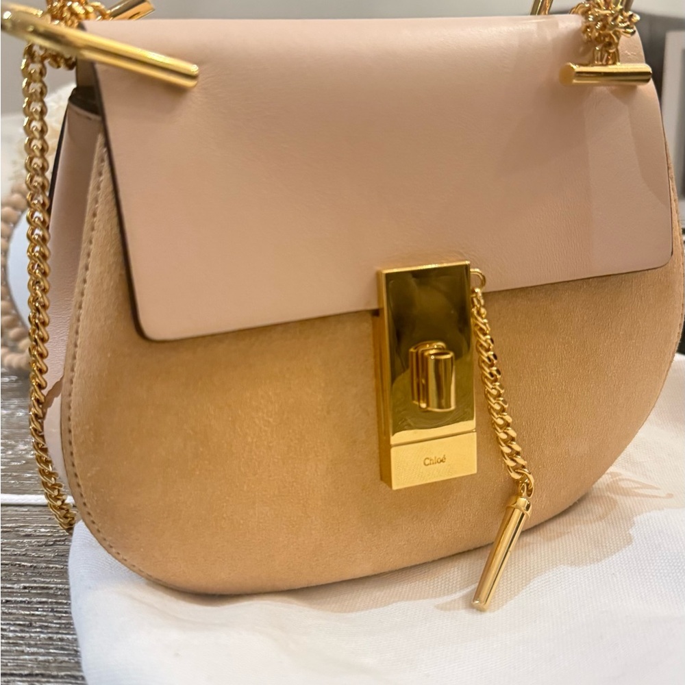 Chloe Tan and Cream Women's Bag - Picture 2 of 7